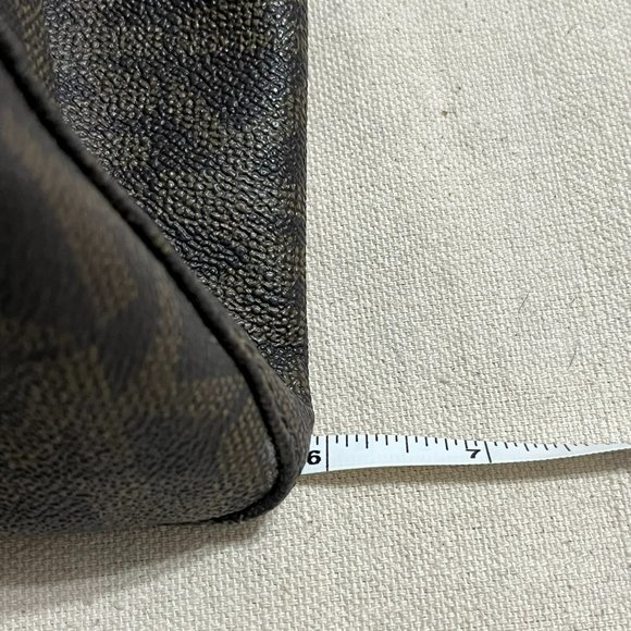 Michael Kors Cynthia Leather Satchel Signature Handbag - Picture 13 of 15